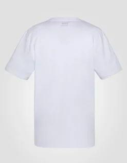 Pack de 2 t-shirts blancs à col rond en coton biologique - BLANC