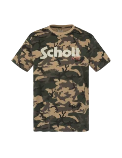 Pack de 2 t-shirts logo camo kaki et noir - CAMO KAKI/NOIR
