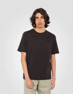 Pack de 2 t-shirts noir et blanc à col rond en coton biologique - NOIR/BLANC CASSÉ