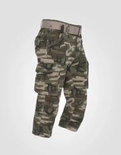 Pantacourt camouflage kaki - CAMOUFLAGE KAKI
