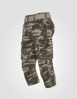 Pantacourt camouflage kaki - CAMOUFLAGE KAKI