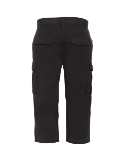 Pantacourt noir cargo multipoches - NOIR