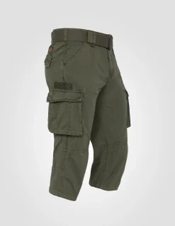 Pantacourt olive - OLIVE