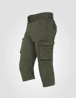 Pantacourt olive - OLIVE