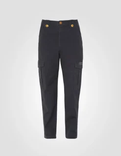 Pantalon army bleu marine multipoches - MARINE