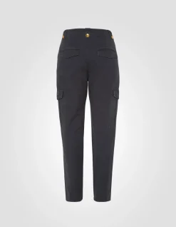 Pantalon army bleu marine multipoches - MARINE