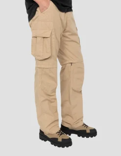 Pantalon cargo beige 2 en 1 - BEIGE