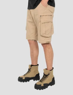Pantalon cargo beige 2 en 1 - BEIGE