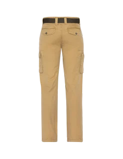 Pantalon cargo beige multipoches - BEIGE