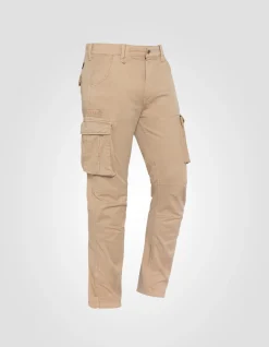 Pantalon cargo beige multipoches - BEIGE