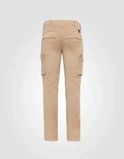 Pantalon cargo beige multipoches - BEIGE