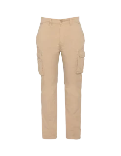 Pantalon cargo beige multipoches - BEIGE