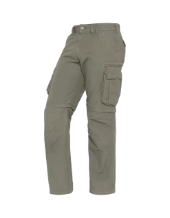 Pantalon cargo gris/vert 2 en 1 - GRIS/VERT