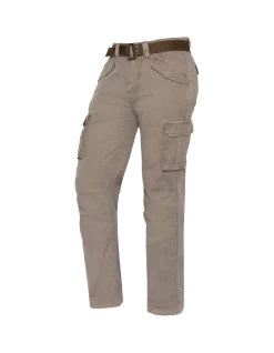 Pantalon cargo kaki multipoches