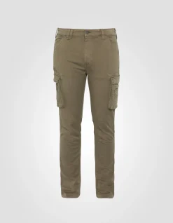 Pantalon cargo kaki multipoches - KAKI