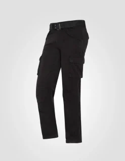 Pantalon cargo noir multipoches - NOIR