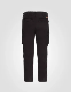 Pantalon cargo noir multipoches - NOIR