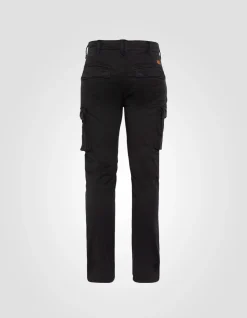 Pantalon cargo noir multipoches - NOIR