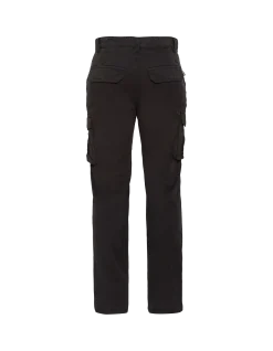 Pantalon cargo noir multipoches - NOIR
