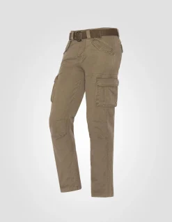 Pantalon cargo olive multipoches - OLIVE