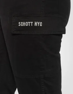 Pantalon cargo slim noir - NOIR