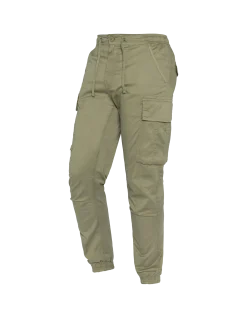 Pantalon cargo stretch kaki clair - KAKI CLAIR