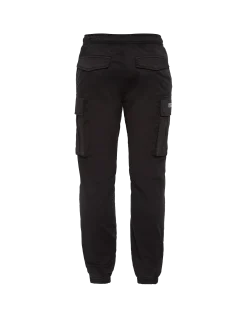 Pantalon cargo stretch noir - NOIR