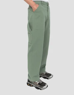 Pantalon carpenter canvas vert - VERT FUMÉ