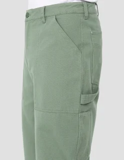 Pantalon carpenter canvas vert - VERT FUMÉ