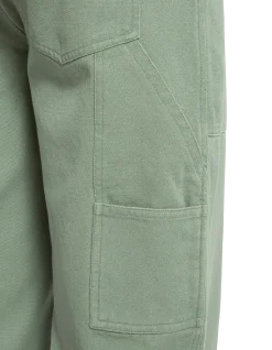 Pantalon carpenter canvas vert - VERT FUMÉ