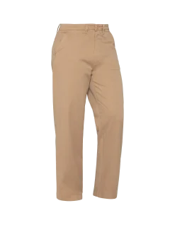 Pantalon chino beige large - BEIGE