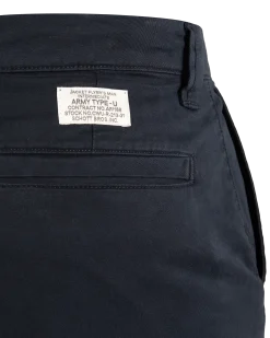 Pantalon chino bleu marine large - MARINE