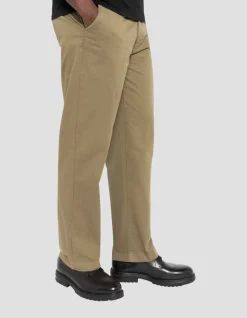 Pantalon chino kaki clair large - KAKI CLAIR