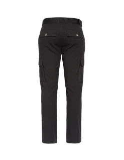 Pantalon de combat noir avec ceinture - NOIR