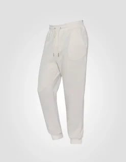 Pantalon de survêtement blanc, grande taille - BLANC CASSÉ