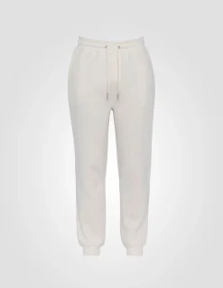 Pantalon de survêtement blanc, grande taille - BLANC CASSÉ