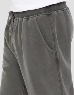 Pantalon de survêtement charbon, effet délavé - CHARBON