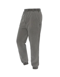 Pantalon de survêtement charbon, effet délavé - CHARBON