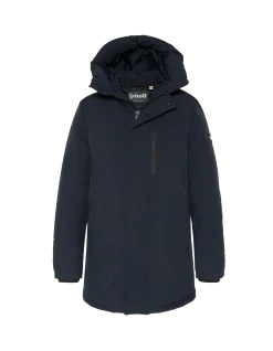 Parka bleu marine à capuche - MARINE