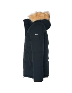 Parka bleu marine à capuche - MARINE