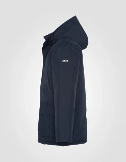 Parka bleu marine à capuche - MARINE
