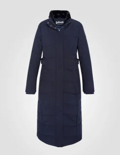 Parka bleu marine à capuche - MARINE