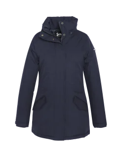 Parka bleu marine à capuche - MARINE