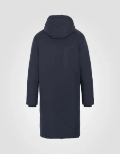 Parka bleu marine extra longue - MARINE