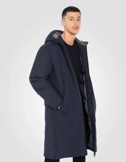 Parka bleu marine extra longue - MARINE