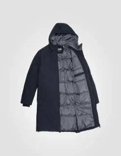 Parka bleu marine extra longue - MARINE