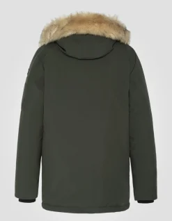 Parka d'hiver kaki à capuche - KAKI