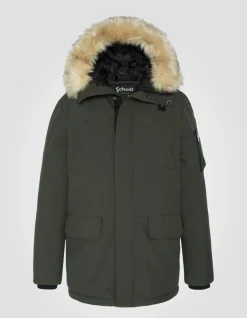 Parka d'hiver kaki à capuche - KAKI