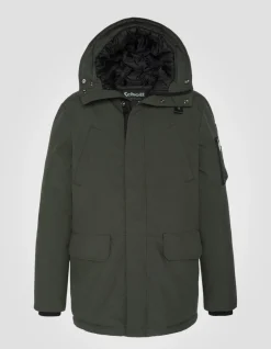 Parka d'hiver kaki à capuche - KAKI