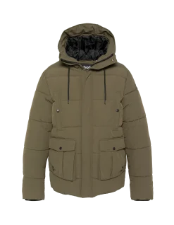 Parka kaki à capuche - KAKI